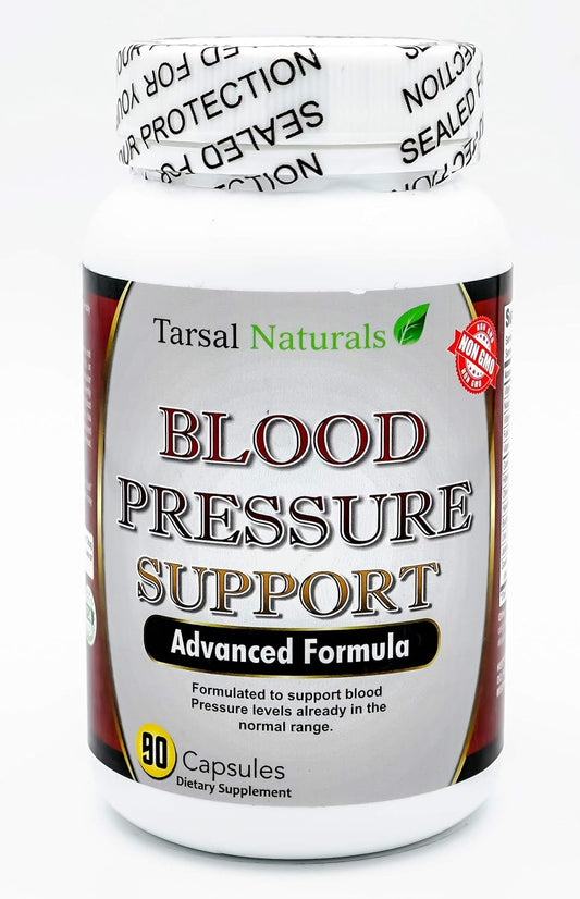 Tarsal Naturals Blood Pressure Support Capsules | Advanced Formula for Healthy Triglycerides | Made in USA | Gluten Free | FDA Registered