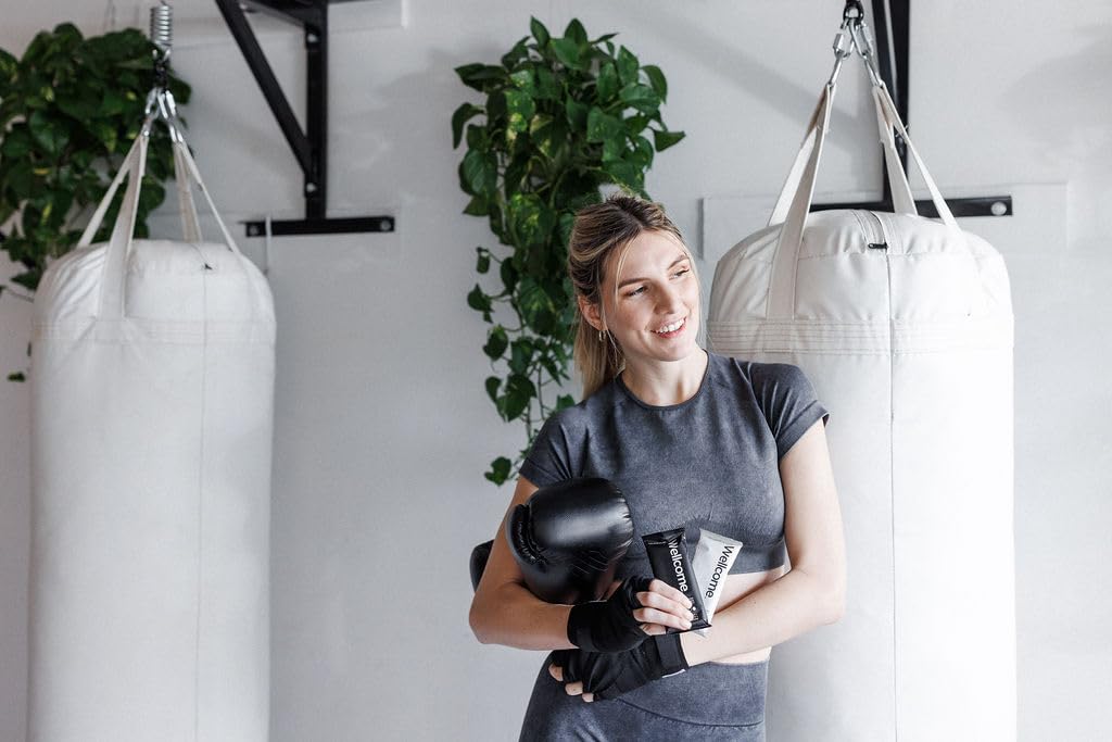 Tart Cherry Vanilla Marine Collagen Protein Bars with Adaptogens - Dairy-Free Snack for Active Lifestyle - Pack of 12