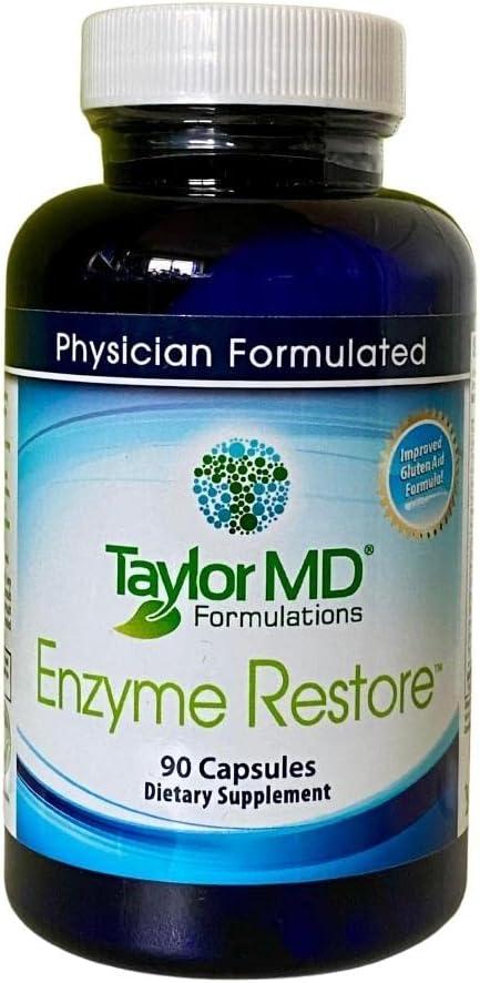 Taylor MD Enzyme Restore: Digestive Enzyme Supplement for Gut Health & Digestion Support
