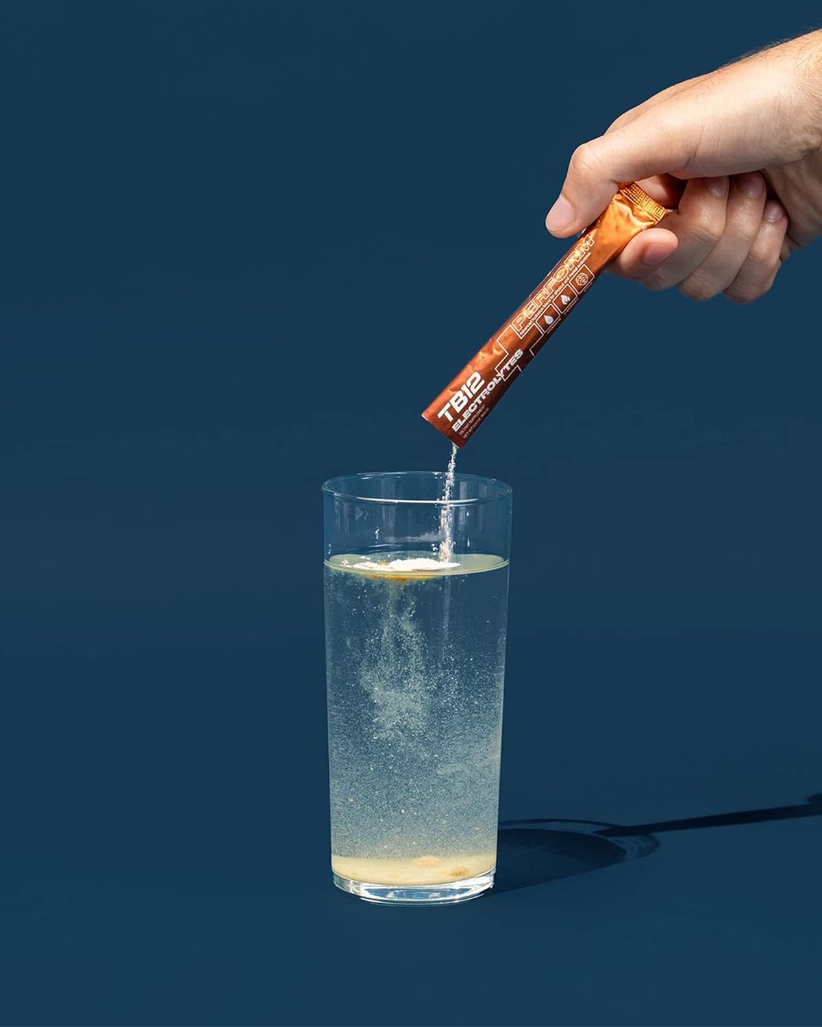 TB12 Electrolytes Plus Perform Powder - Boost Energy, Focus, Endurance | Sugar Free, Vegan, Non GMO Electrolyte Packets with Adaptogens & Nootropics