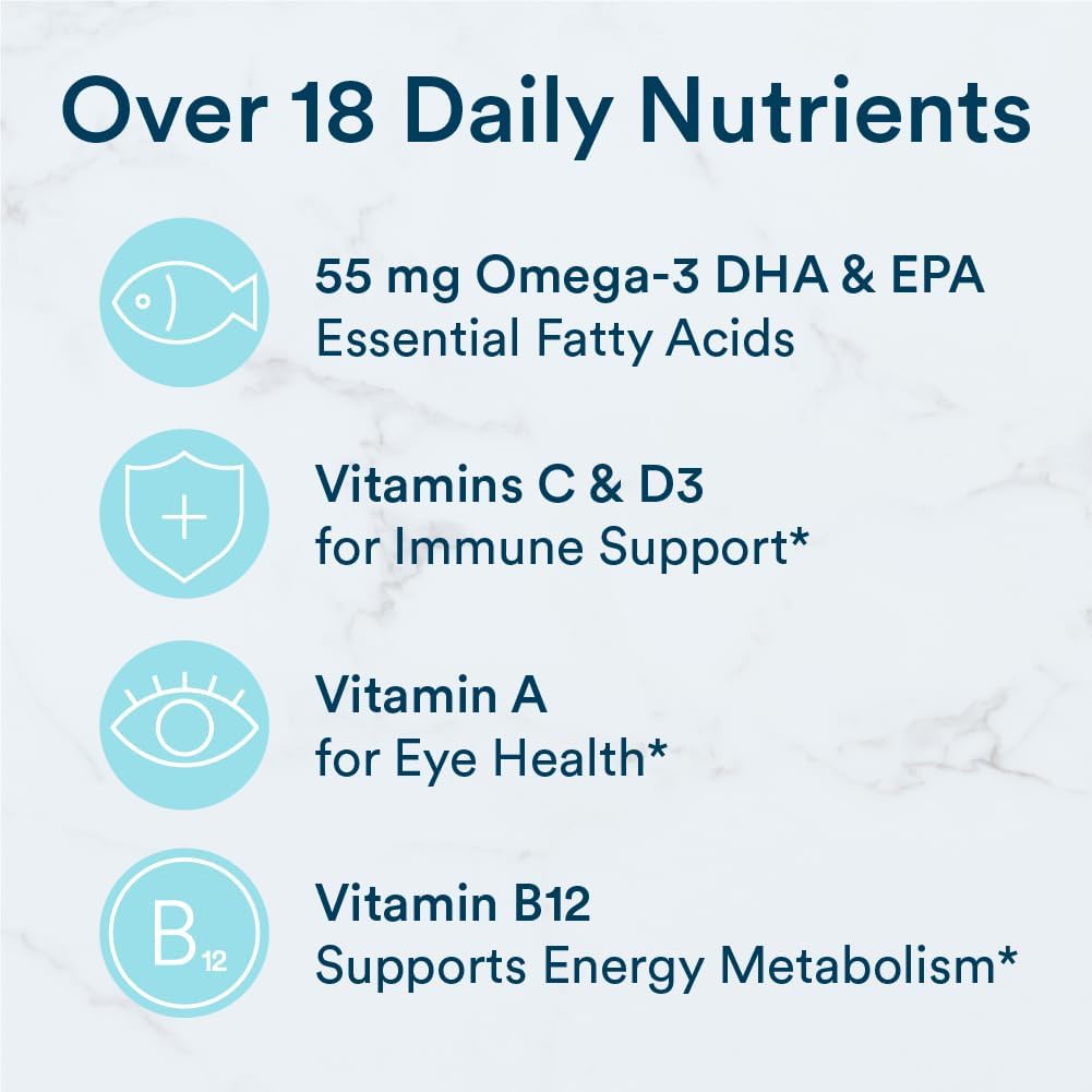 Teen Guy Multivitamin Gummies with Omega 3 Fish Oil, Vitamin D3, C, B12, B6, A, K & Zinc - 90 Count