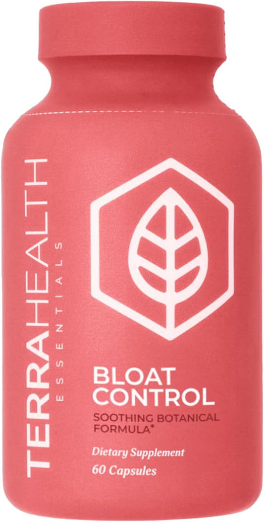 Terra Health Essentials Bloat Control | Fast Relief with Digestive Enzymes & Probiotics for Anti-Bloat Support