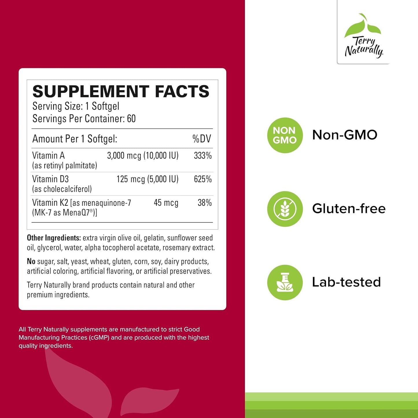 Terry Naturally Artery Strong Softgels - Supports Healthy Arteries - 60 Count