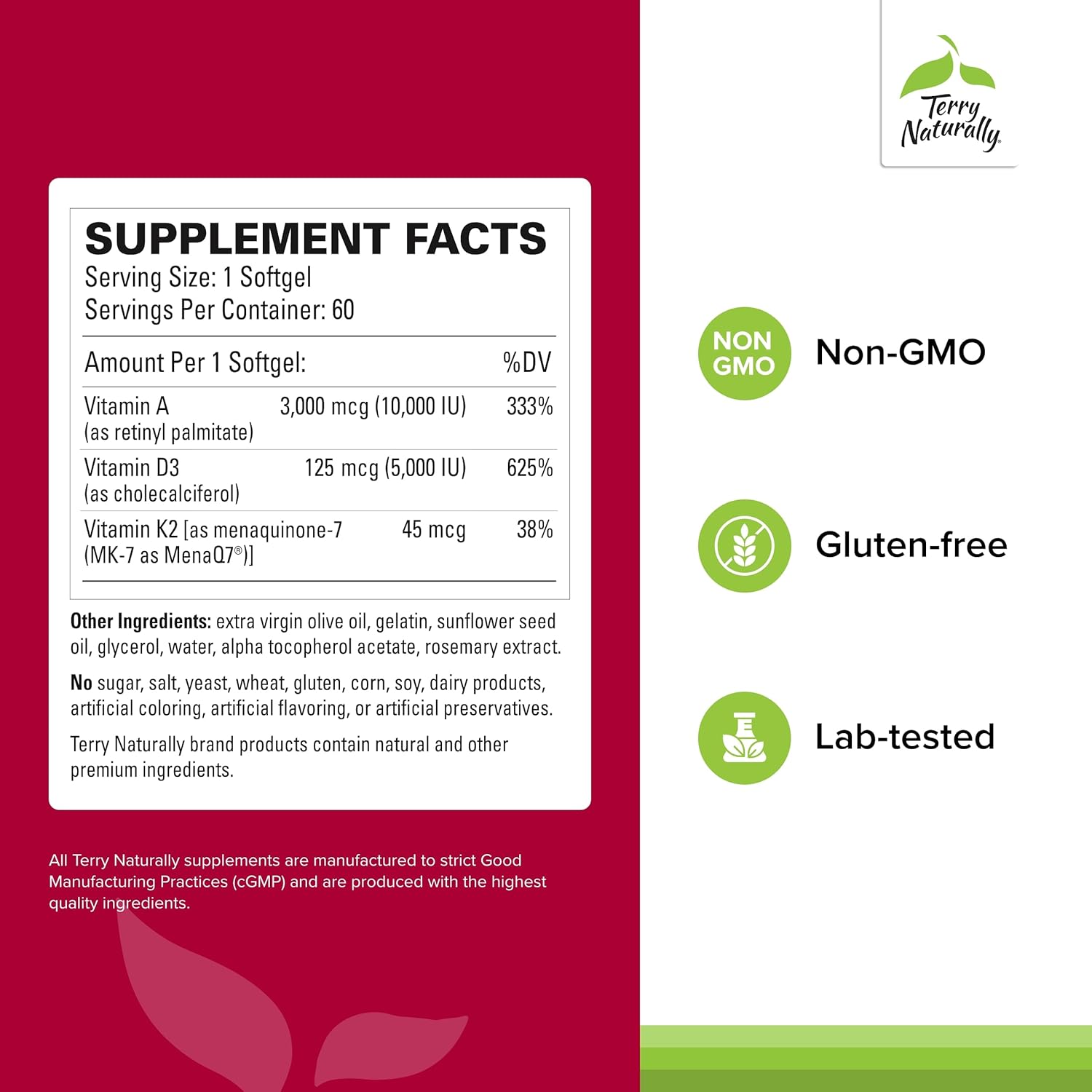 Terry Naturally Artery Strong Softgels - Supports Healthy Arteries - 60 Count