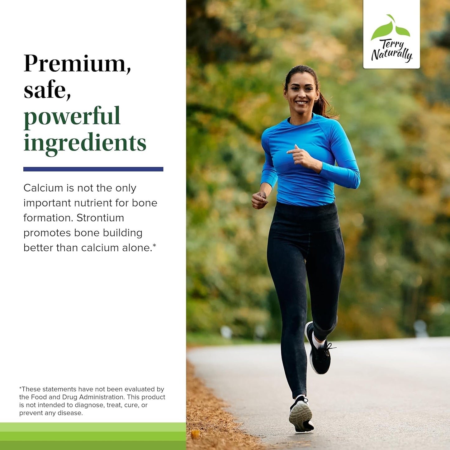 Terry Naturally Strontium Capsules - Promotes Bone Strength & Density - Non-GMO, Gluten Free, Kosher - 30 Servings