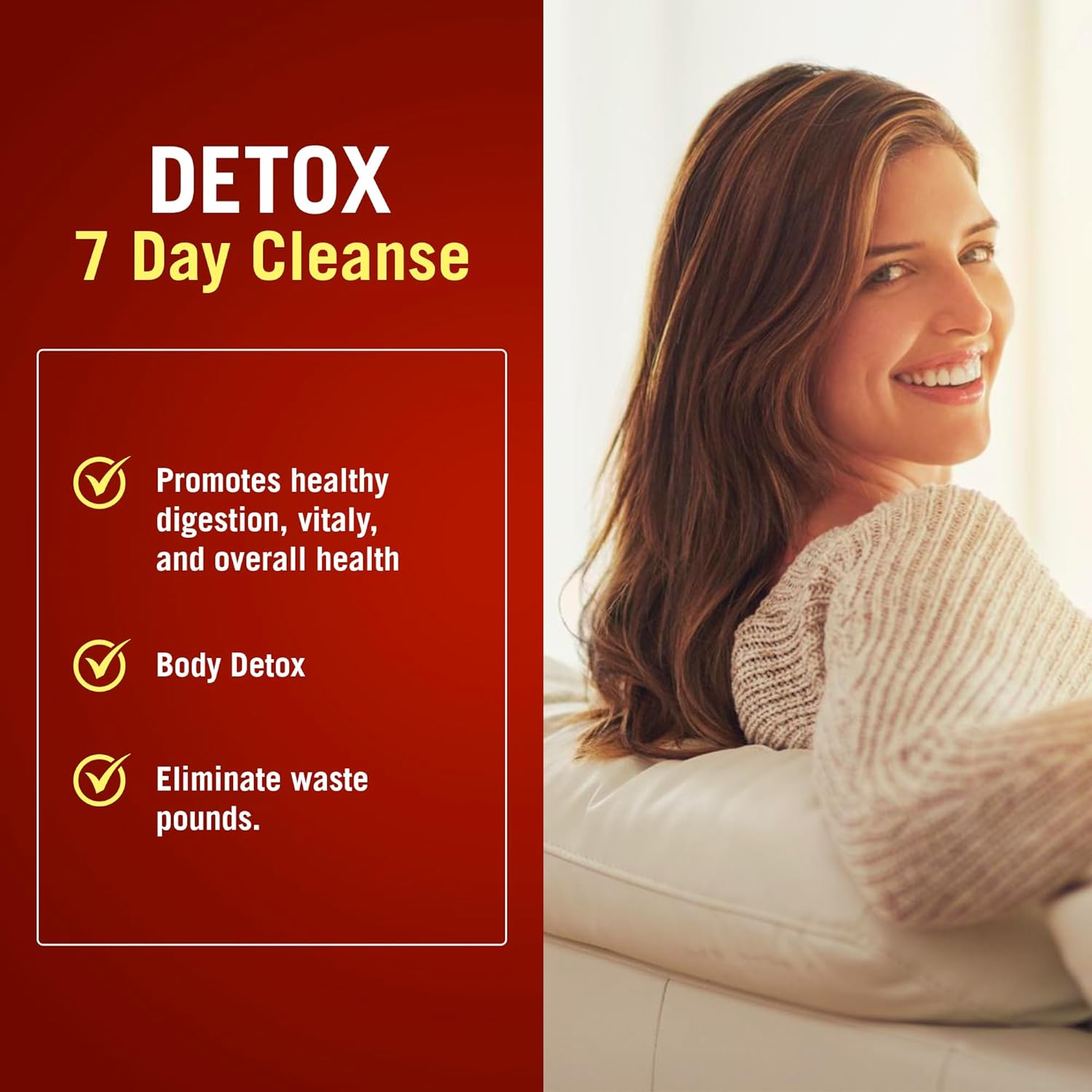 The Cleaner Detox: 7-Day Complete Internal Cleansing Formula for Women, 52 Vegetarian Capsules - Promotes Digestive Health by Century Systems