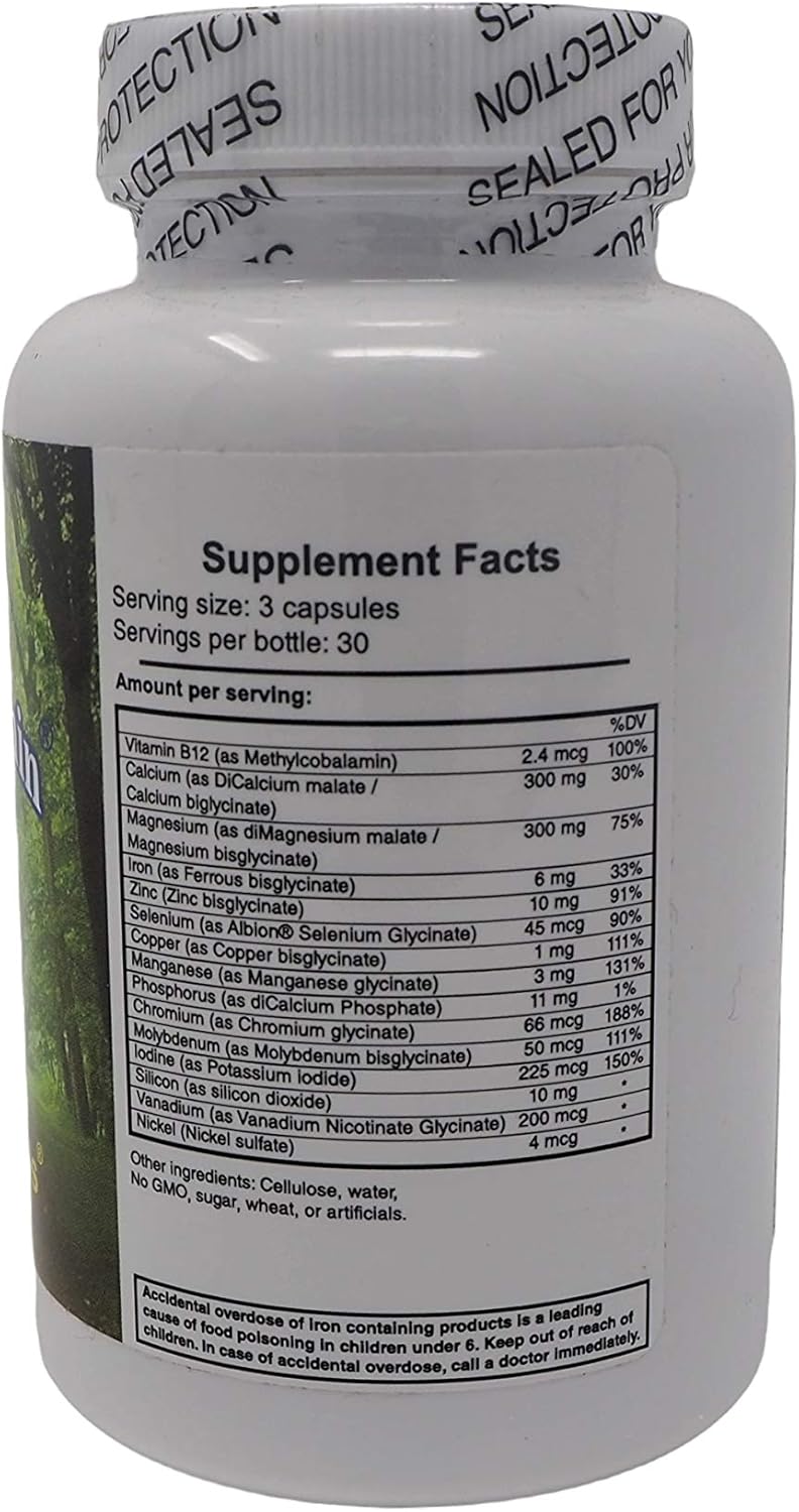 The Doctor Within Total Complete Minerals - 90 Vegetarian Capsules for Optimal Health