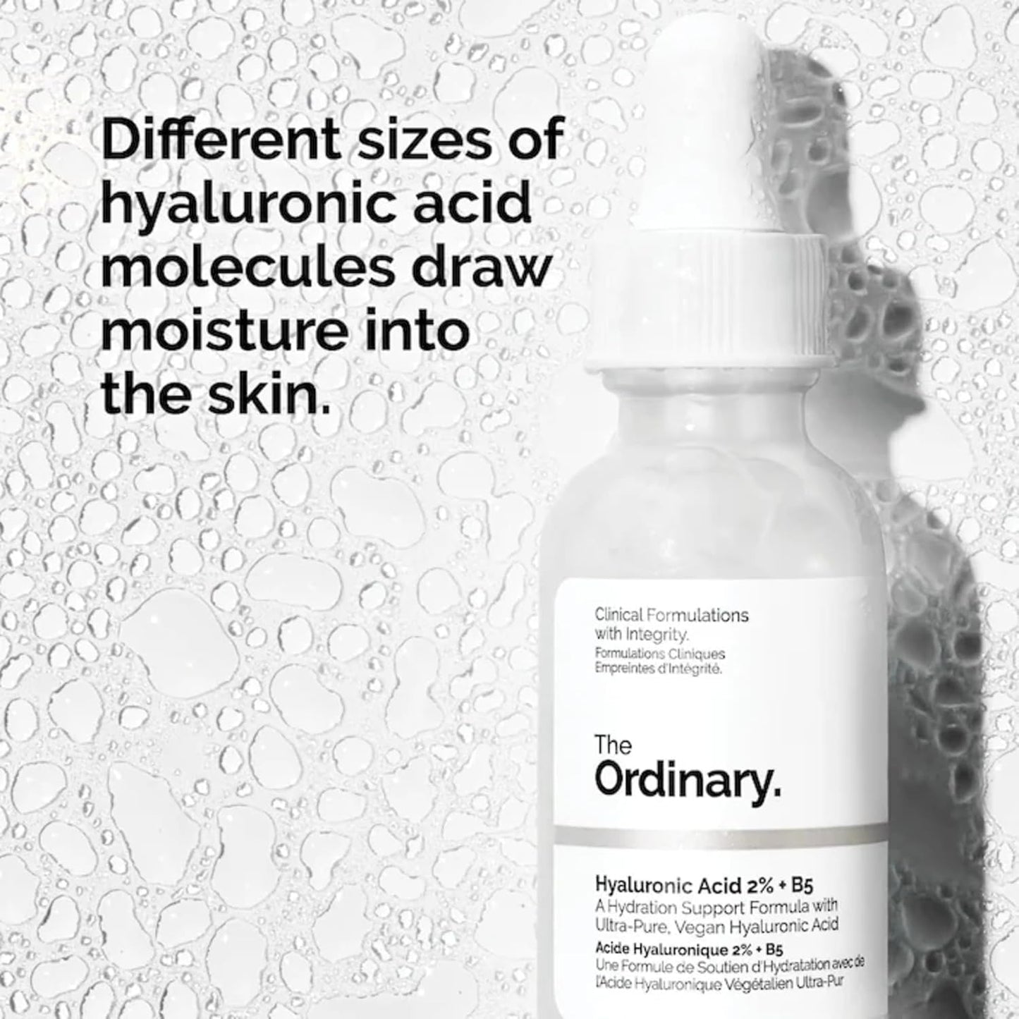 The Ordinary Hyaluronic Acid 2% + B5 Hydration Support Formula 30ml - Skin Moisturizing Serum