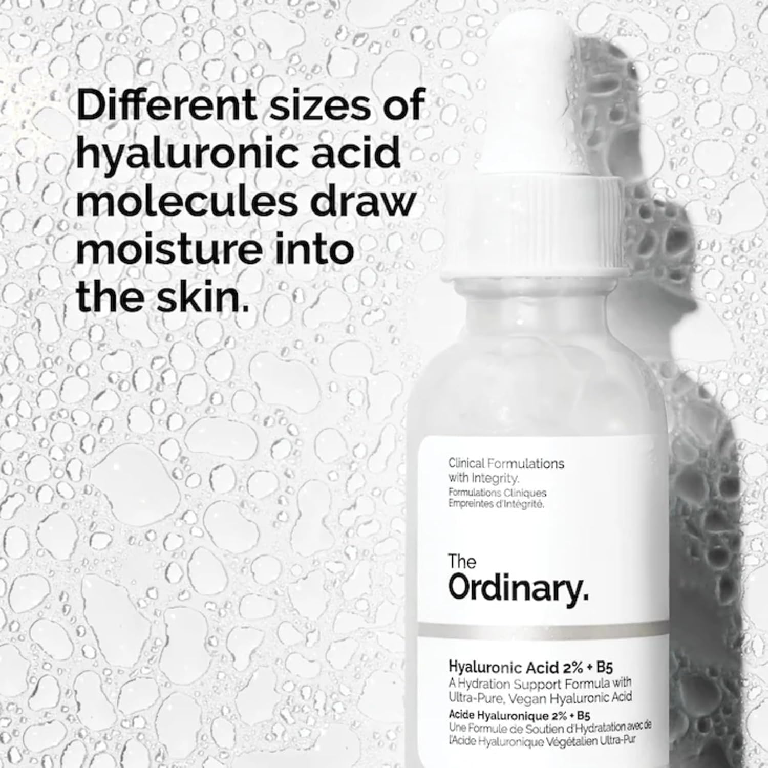 The Ordinary Hyaluronic Acid 2% + B5 Hydration Support Formula 30ml - Skin Moisturizing Serum