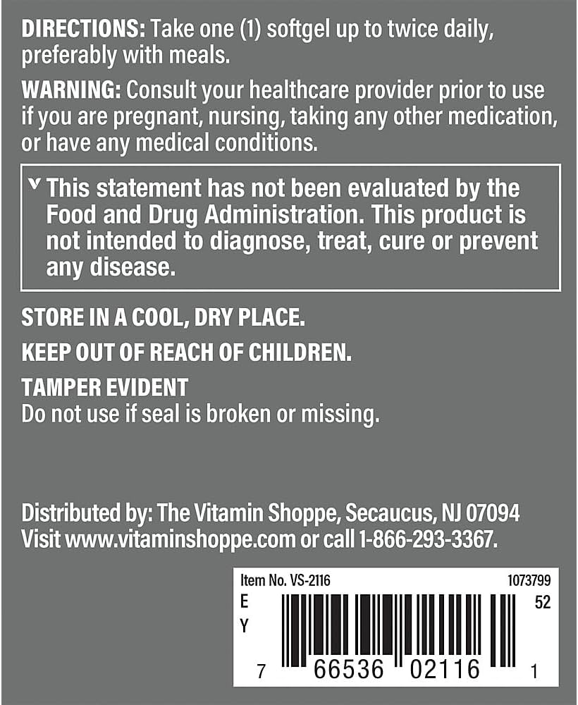 The Vitamin Shoppe Saw Palmetto Extract Softgels for Prostate Health - 300 Count, 160mg, Easy to Swallow