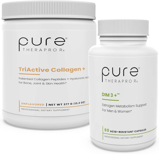 Therapro Rx Healthy Hormones, Hair, Skin & Nails Supplement Bundle - Pure Formula