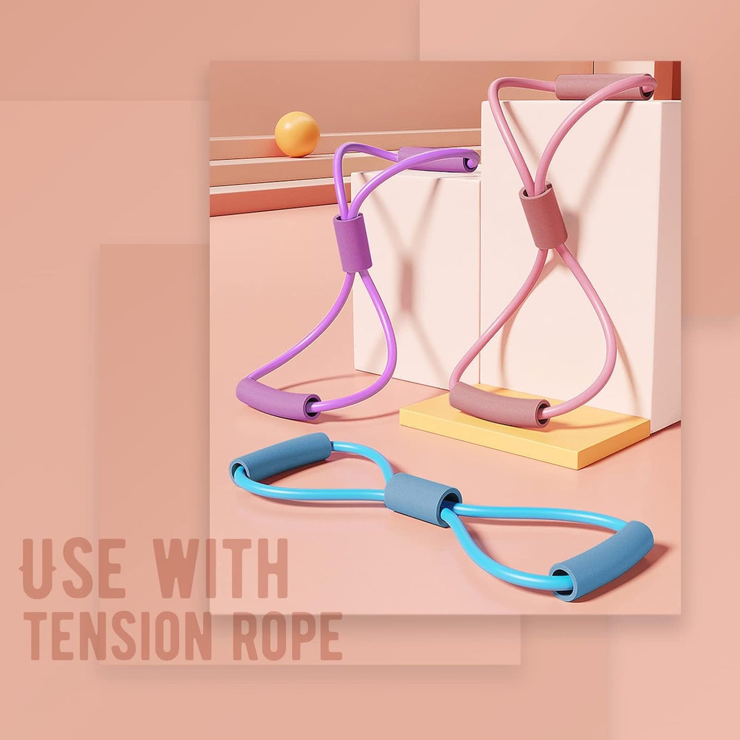 Thigh Master Exercise Equipment with Resistance Band for Women - Hip, Inner Thigh, and Pelvic Floor Trainer