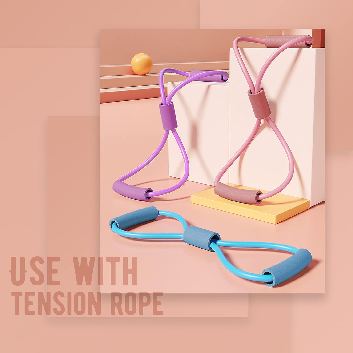Thigh Master Exercise Equipment with Resistance Band for Women - Hip, Inner Thigh, and Pelvic Floor Trainer