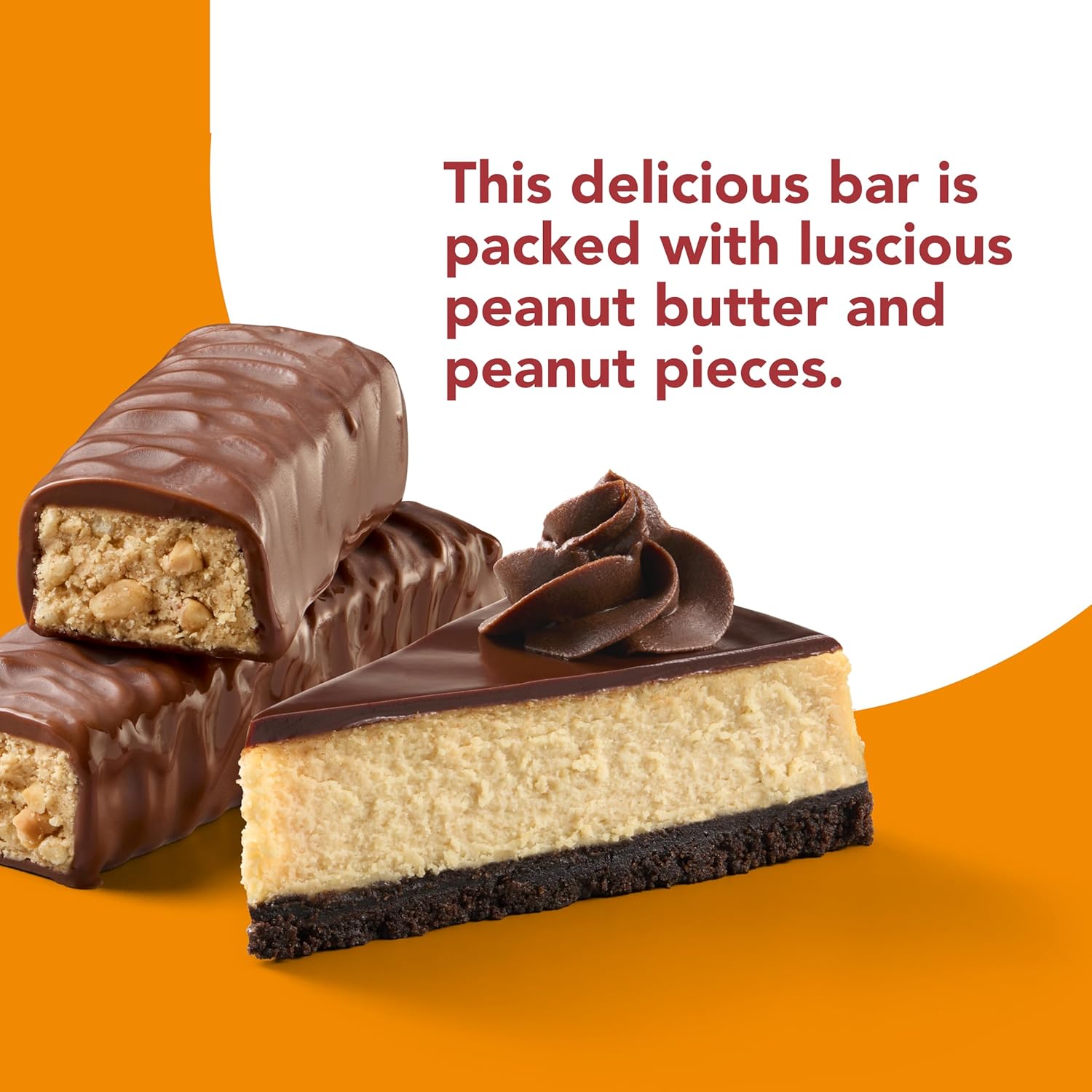 think! Delight Chocolate Peanut Butter Pie Protein Bars - 12 Count, Gluten Free Snack