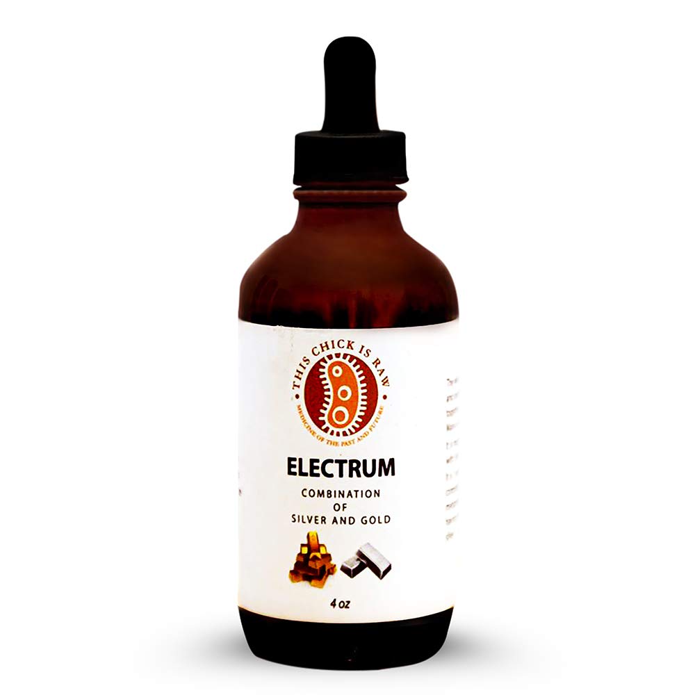This Chick Is Raw 4 Ounce Colloidal Electrum Gold and Silver Nano Particle Solution