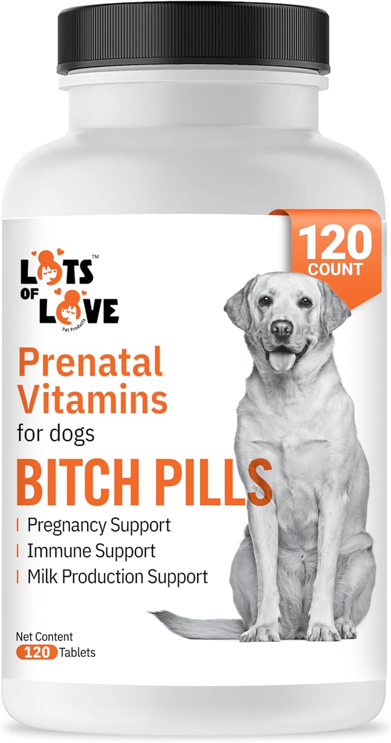 Thomas Pet Earlier Bitch Pills Dog Prenatal Vitamins 120 Tablets