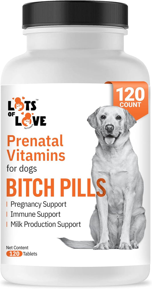 Thomas Pet Earlier Bitch Pills Dog Prenatal Vitamins 120 Tablets
