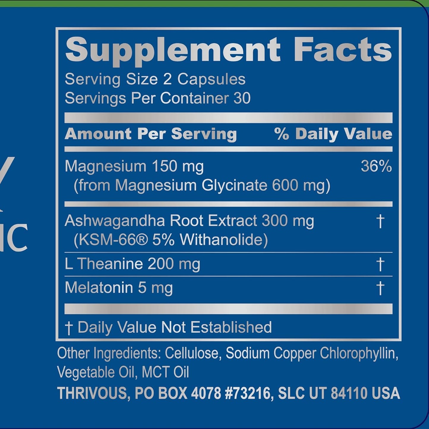 Thrivous Nootropic Stack for Better Aging - Memory, Sleep, & Brain Function - Advanced Supplement with Clarity, Alpha & Serenity - 3 Bottles, 240 Capsules