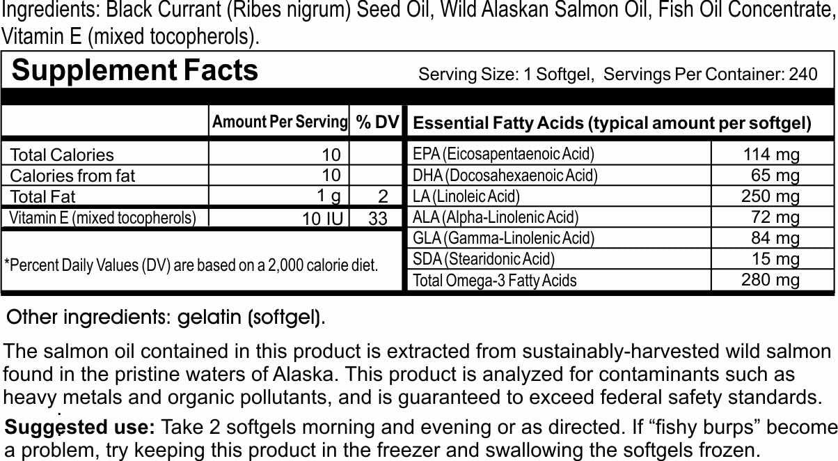 Time Laboratories Omega-3 Linic Softgels - 240 Count