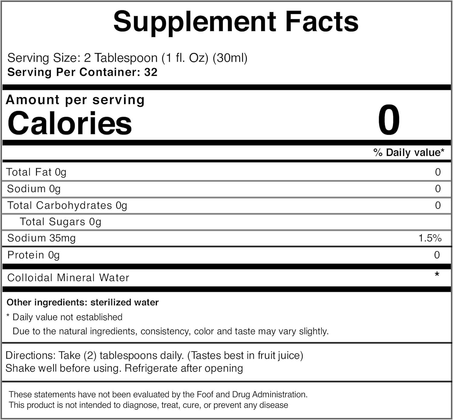 T.J. Clark Legendary Colloidal Mineral Formula 32 fl. oz. (2 Pack) for Enhanced Health & Wellness