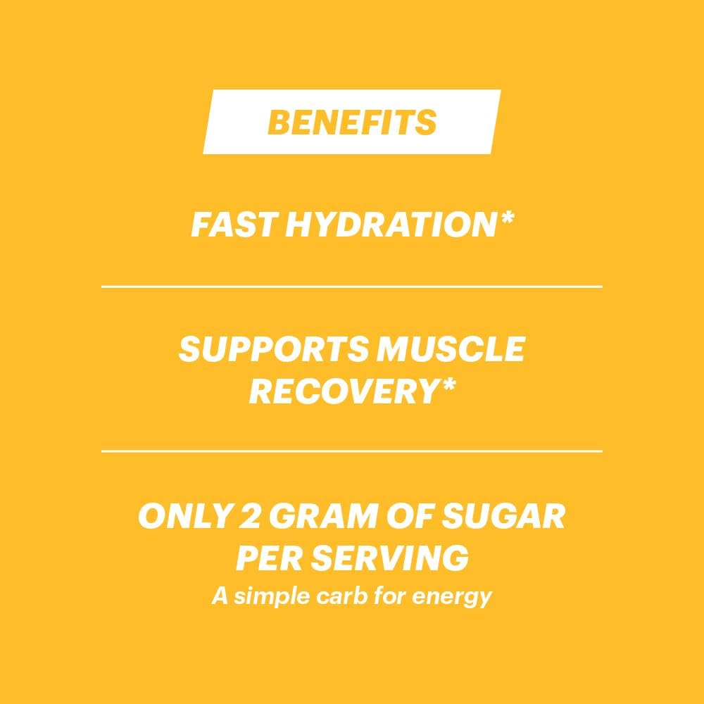 Tom Brady Lemonade Flavored Electrolyte Supplement Powder - 15 Stickpacks, Vegan, Low Sugar & Calorie, Non-GMO, Gluten-Free