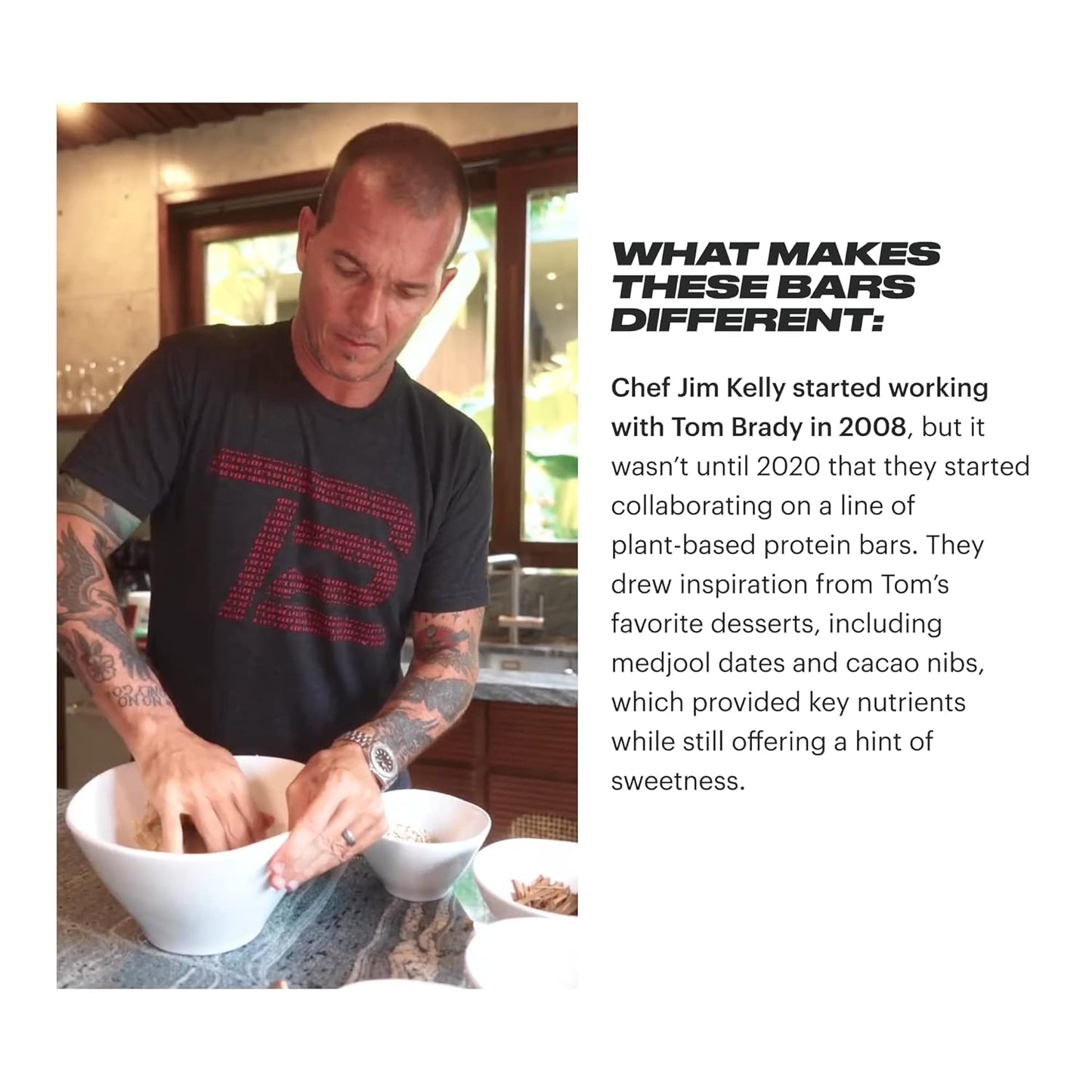 Tom Brady's TB12 Chocolate Cacao Crunch Plant Based Protein Bars | Vegan, Gluten Free, Dairy Free, Non GMO Snacks with High Protein, Fiber, and Antioxidants