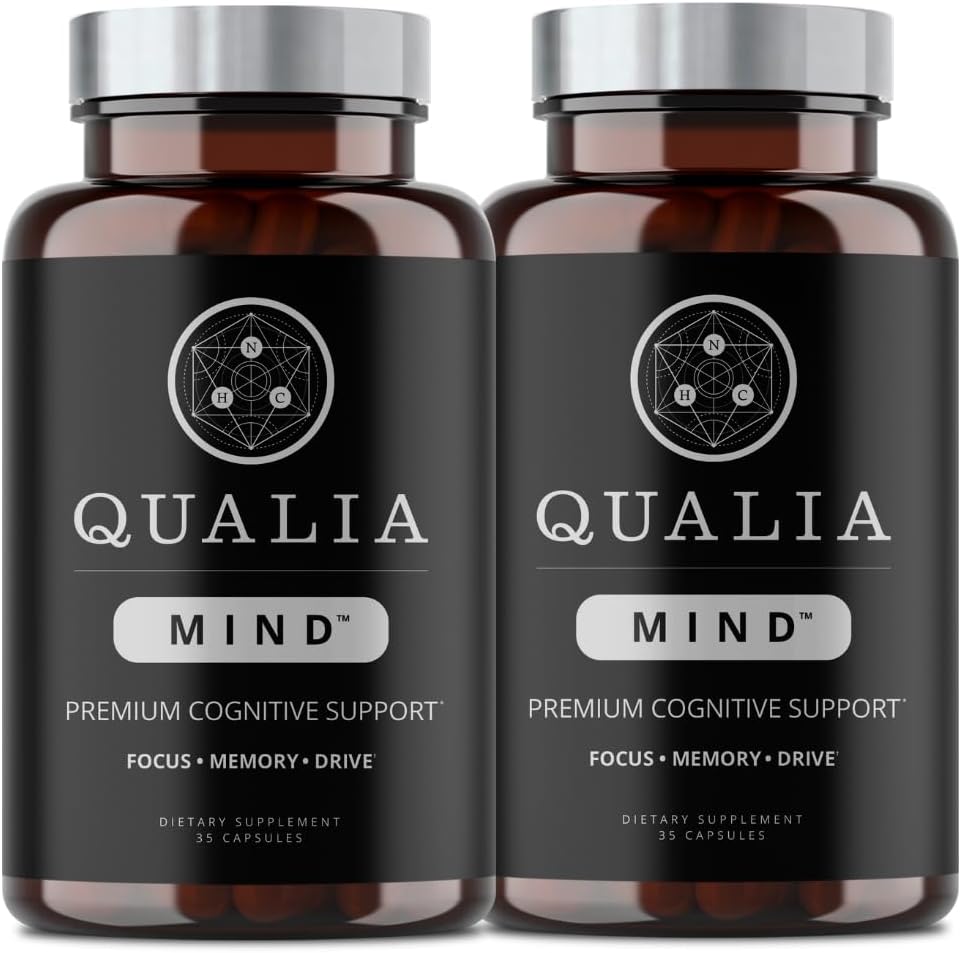 Top Memory and Focus Nootropic Supplement with Ginkgo Biloba - 35 ct. 2-Pack for Mental Energy and Concentration