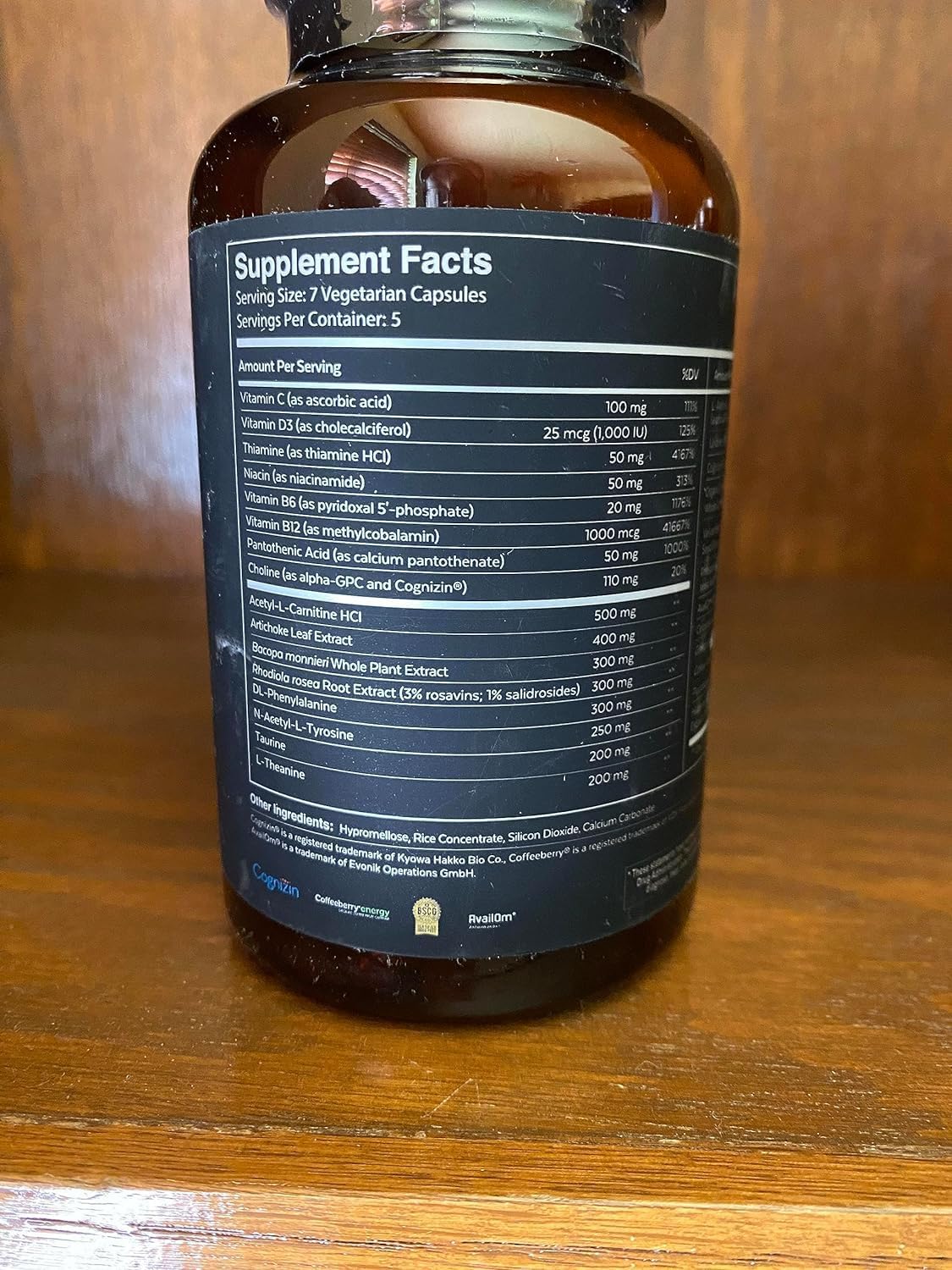 Top Memory and Focus Nootropic Supplement with Ginkgo Biloba - 35 ct. 2-Pack for Mental Energy and Concentration