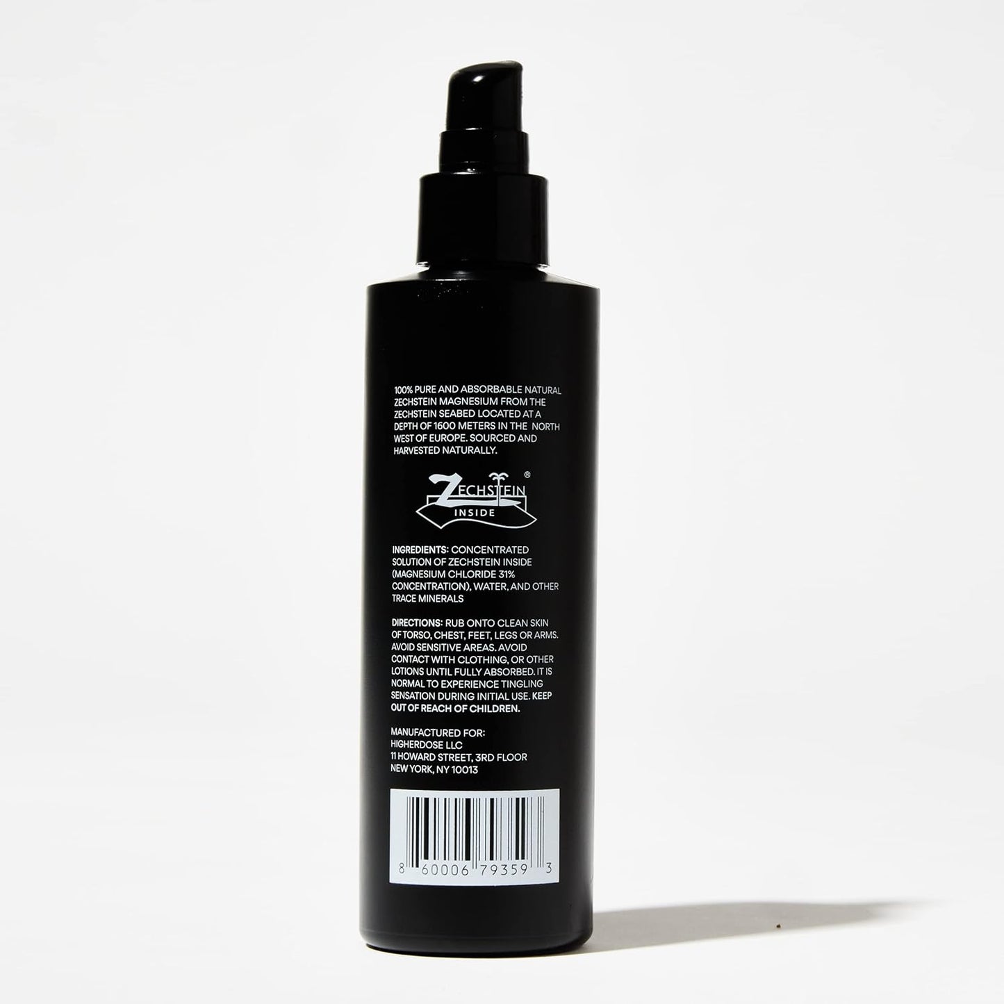 Topical Sea Salt Spray for Muscle Recovery & Hormone Balance - Magnesium Salt Body Spray for Relaxation & Electrolyte Absorption (8.33 Fl Oz)