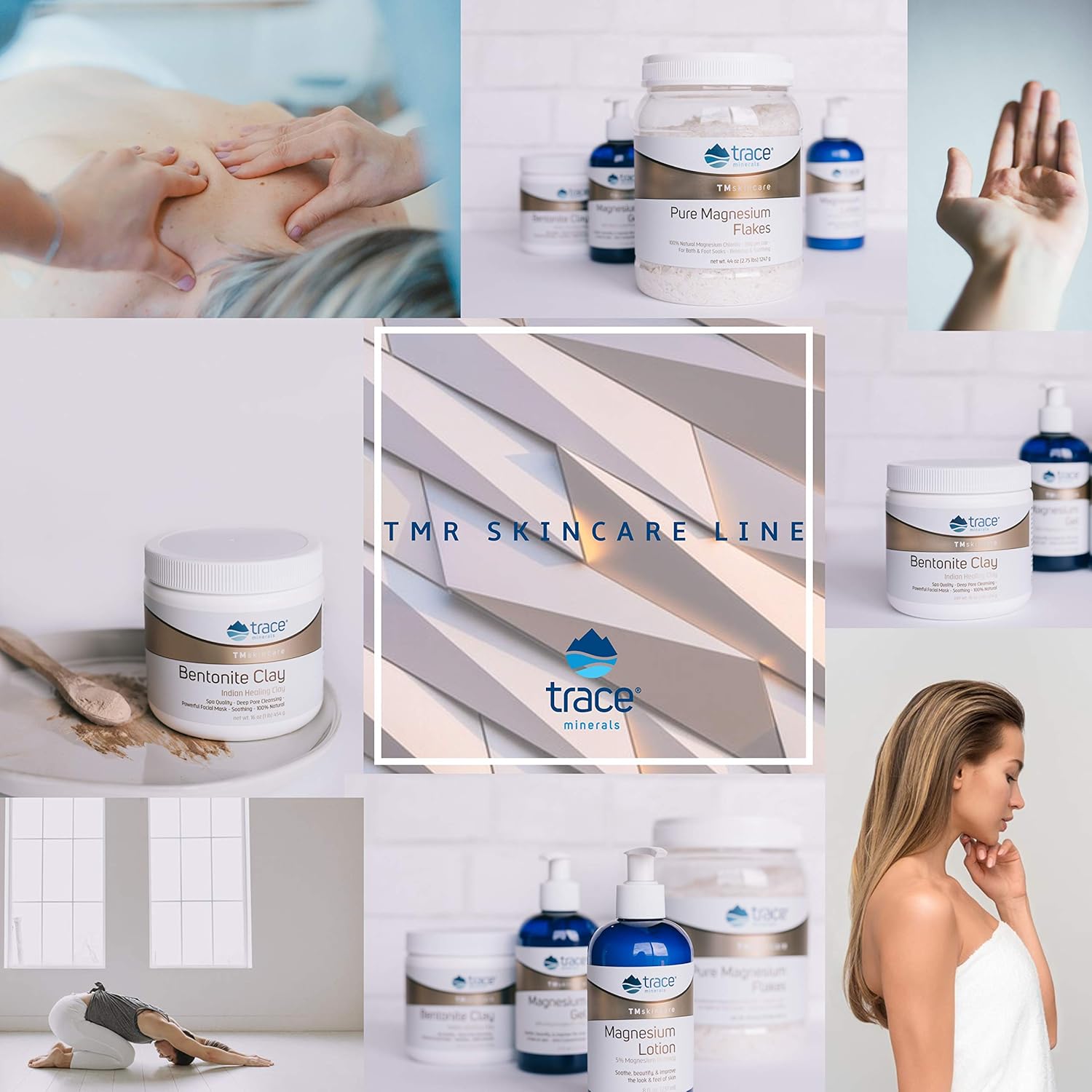 Trace Minerals Research Pure Magnesium Oil for Skin Support - Non-GMO, Gluten-Free, Vegan, Kosher - 8 Ounce