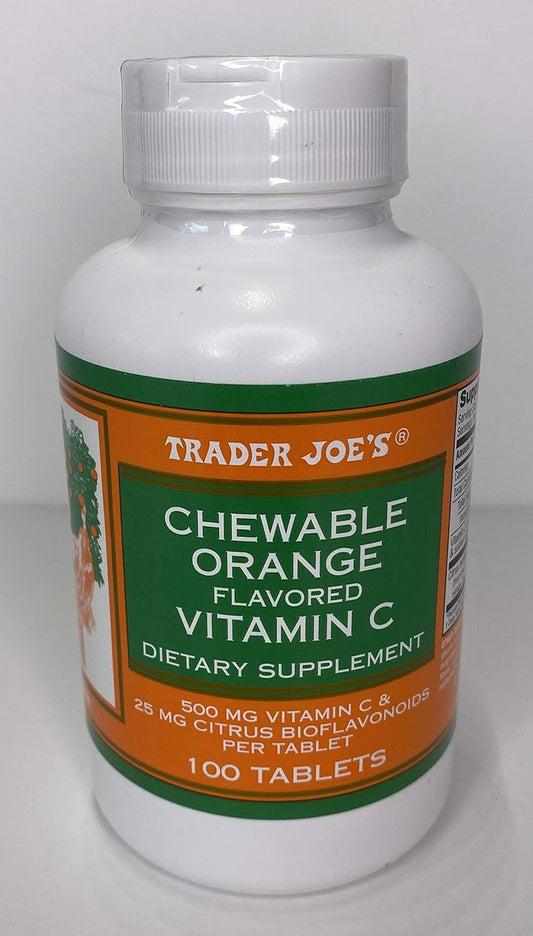 Trader Joe's Chewable Orange Flavored Vitamin C Supplement