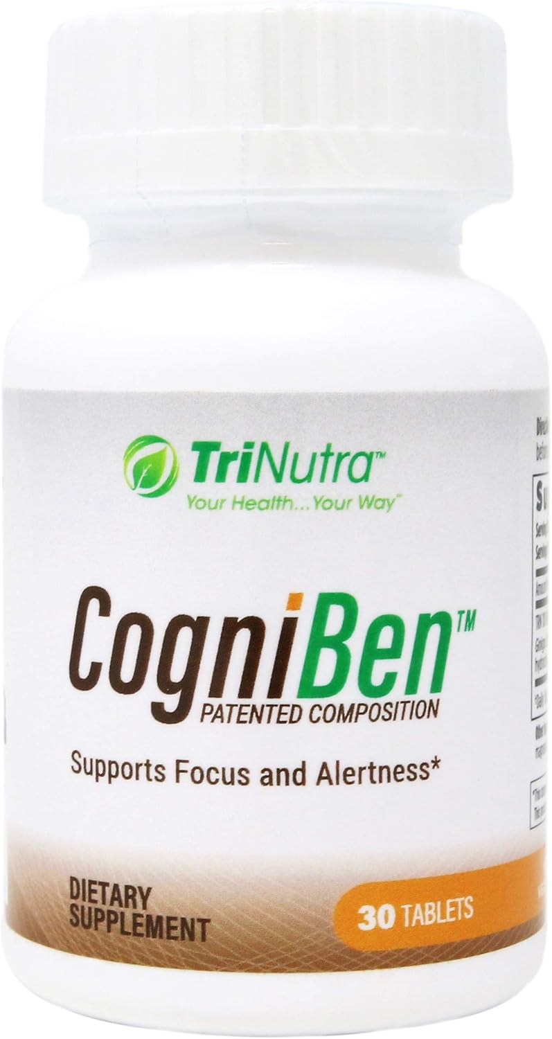 Tri Nutra Cogniben Cognitive Support Supplement Tablets - 30 Count