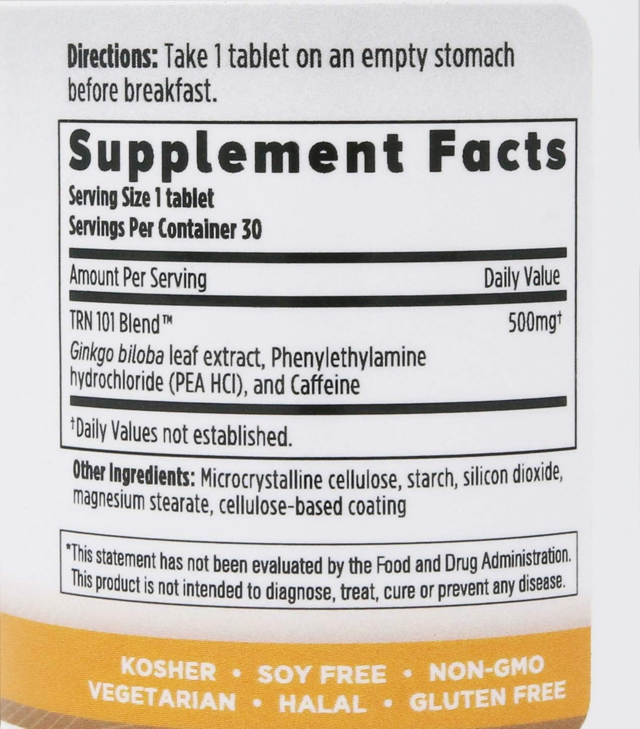 Tri Nutra Cogniben Cognitive Support Supplement Tablets - 30 Count