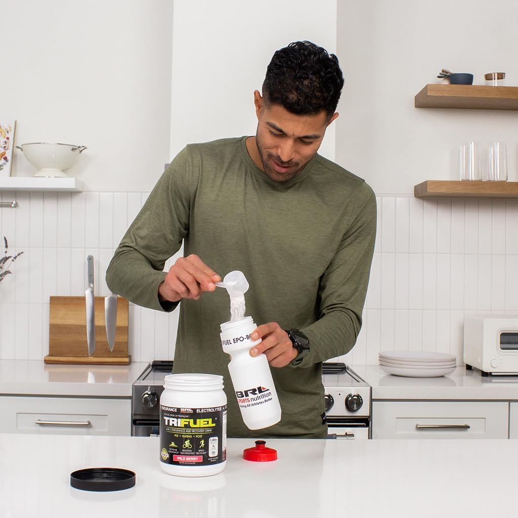 TriFuel Lemon Lime: 3-in-1 Endurance & Recovery Drink with Hydration, BCAA, Electrolytes