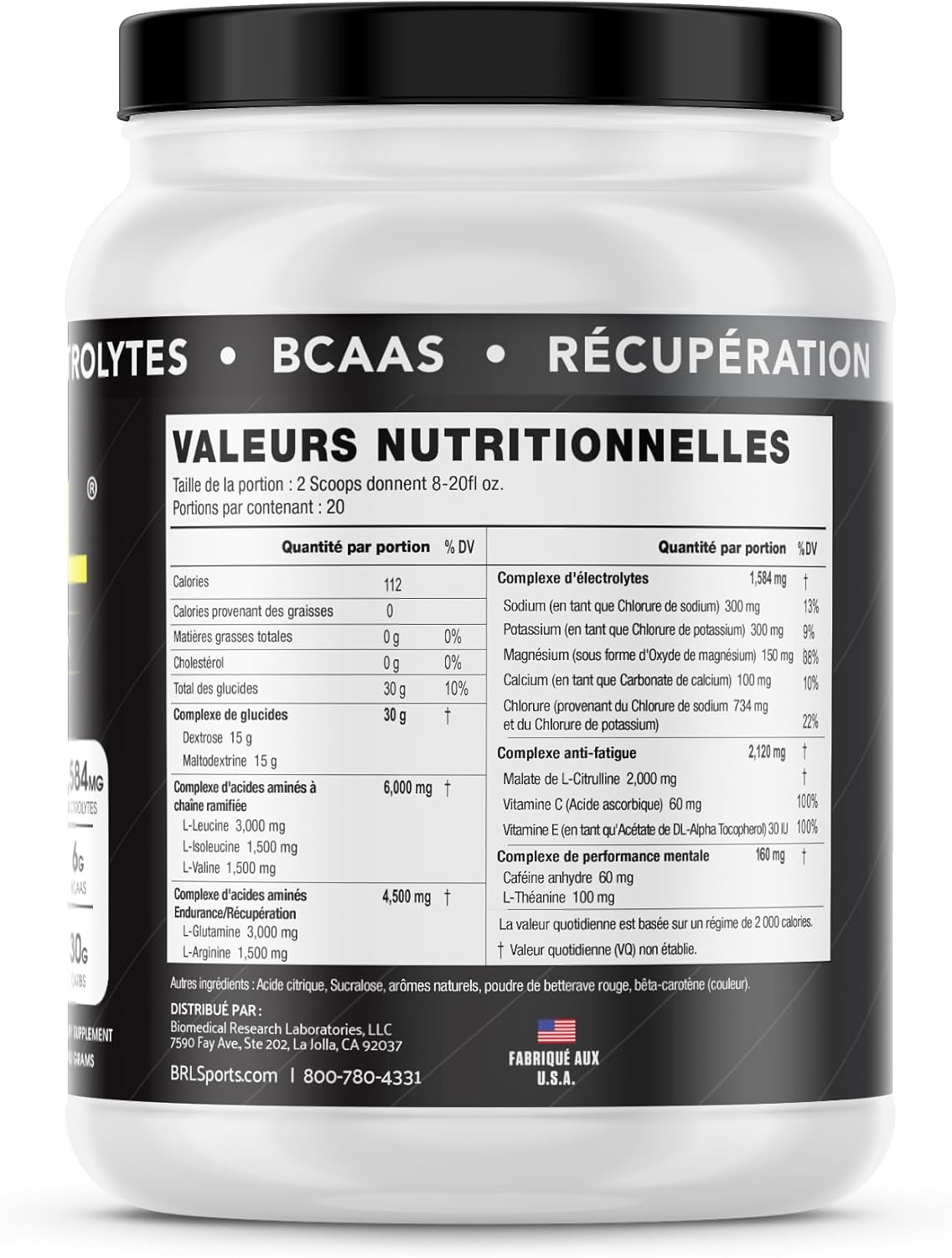 TriFuel Lemon Lime: 3-in-1 Endurance & Recovery Drink with Hydration, BCAA, Electrolytes
