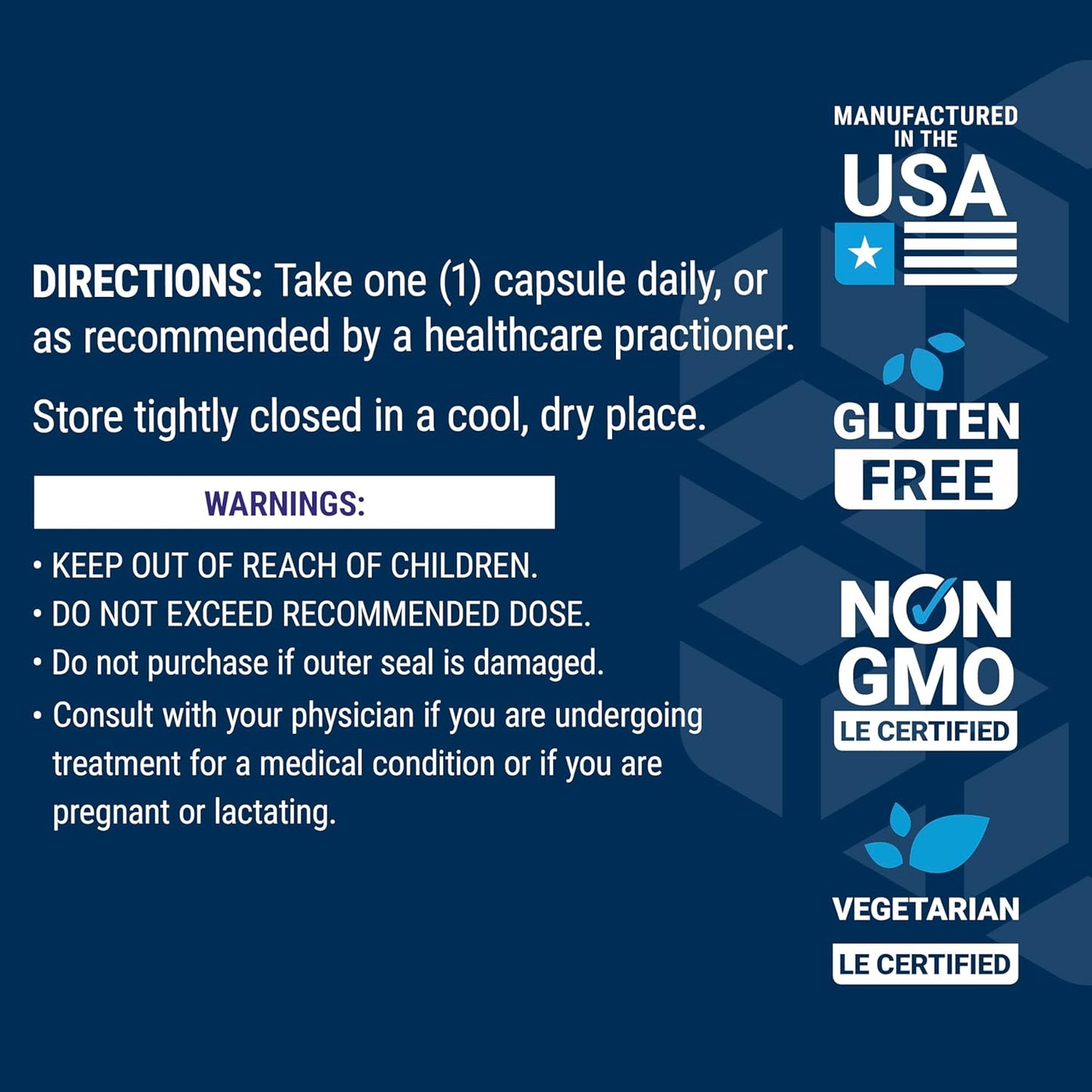 Triple Action Cruciferous Vegetable Extract Capsules, 60 ct - Supports DNA Health & Hormone Levels - Non-GMO, Gluten-Free, Vegetarian