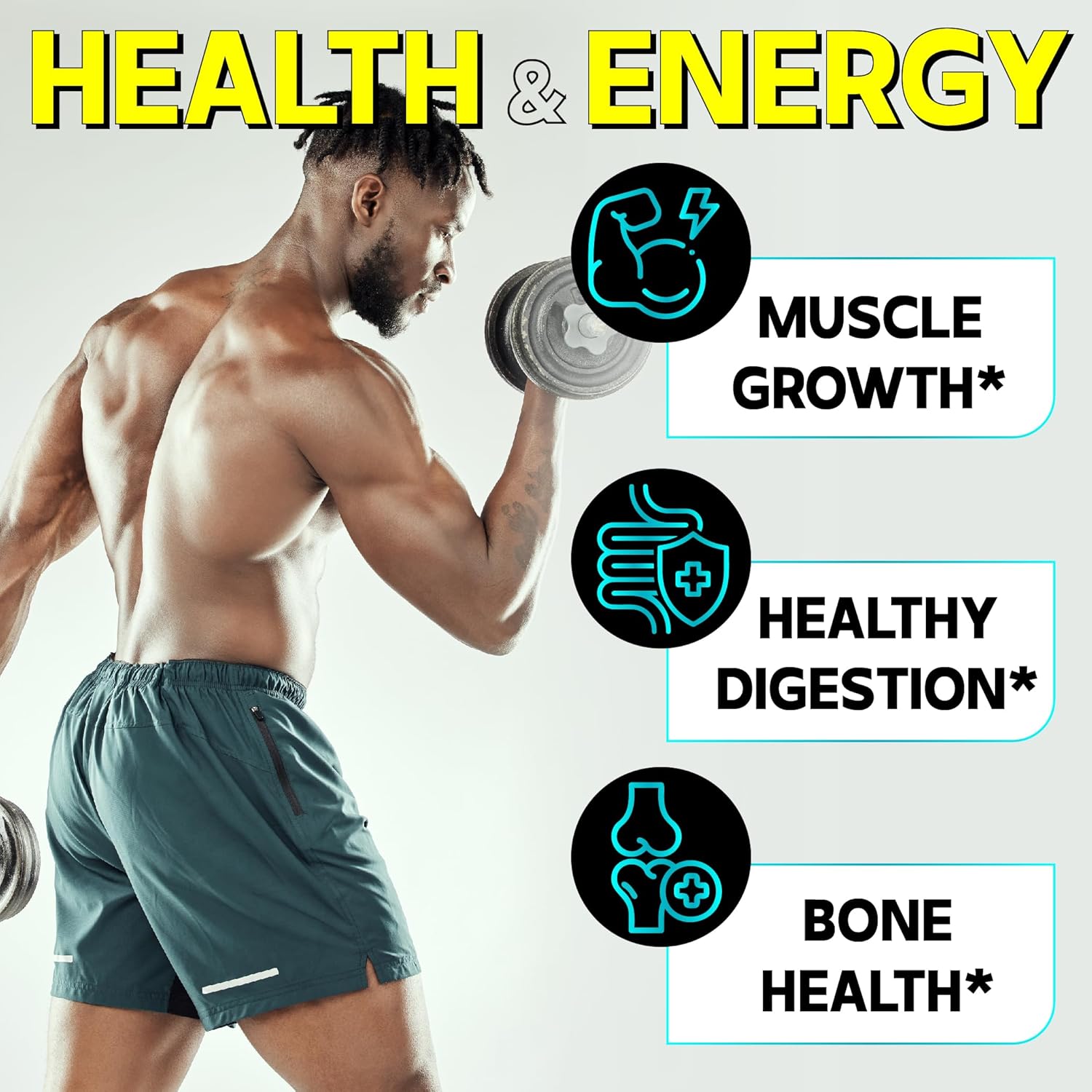 Triple Magnesium Complex Supplement with Magnesium Bisglycinate, Citrate & Oxide - 150 Capsules, 100mg Elemental - Energy, Muscle, Brain & Immune Support