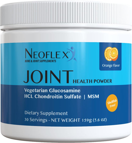 Triple Strength Bone & Joint Health Powder Supplement with MSM, Glucosamine, & Chondroitin - 30 Scoops