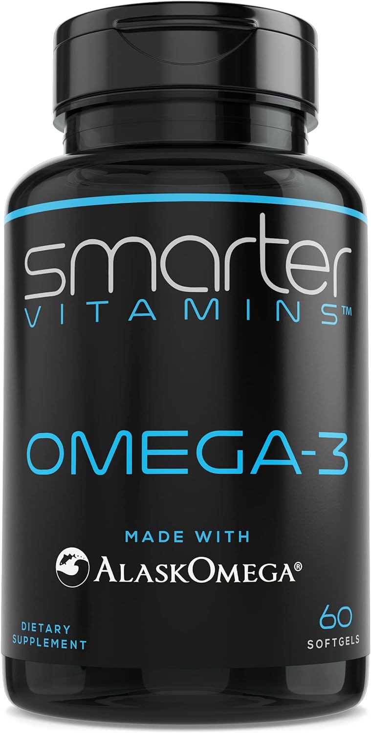 Triple Strength Strawberry Flavor Omega 3 Fish Oil, 2000mg, DHA EPA, AlaskOmega®, Burpless & Tasteless
