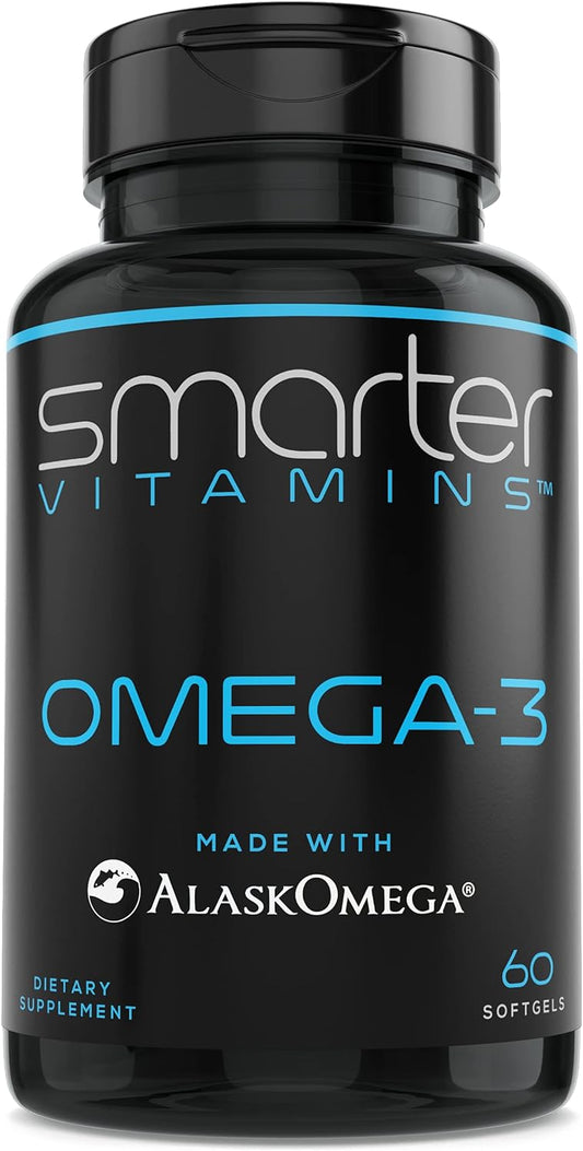 Triple Strength Strawberry Flavor Omega 3 Fish Oil, 2000mg, DHA EPA, AlaskOmega®, Burpless & Tasteless