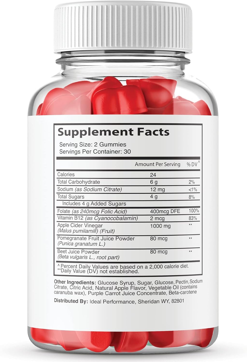 Triplex Keto Gummies Bundle - Ideal Performance ACV Supplement (180 Gummies)