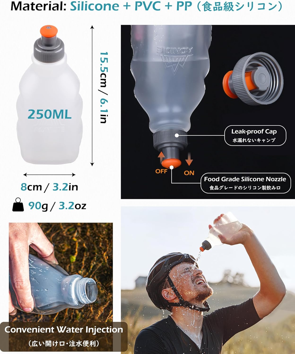 TRIWONDER 5L Hydration Pack Backpack for Marathon Running Races