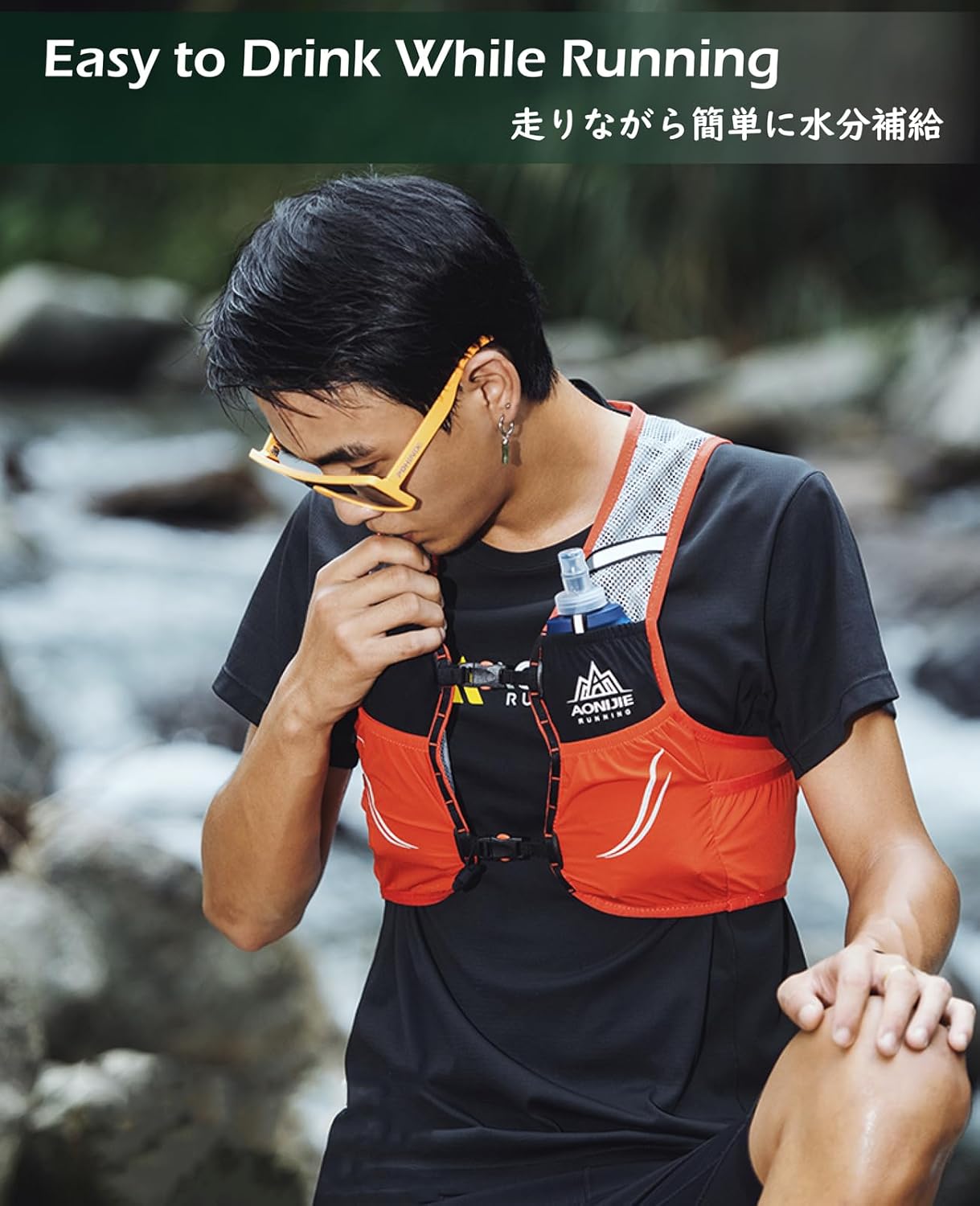 TRIWONDER Ultra Trail Running Hydration Vest Backpack 2.5L for Marathon Hiking Cycling - Lightweight Outdoor Daypack