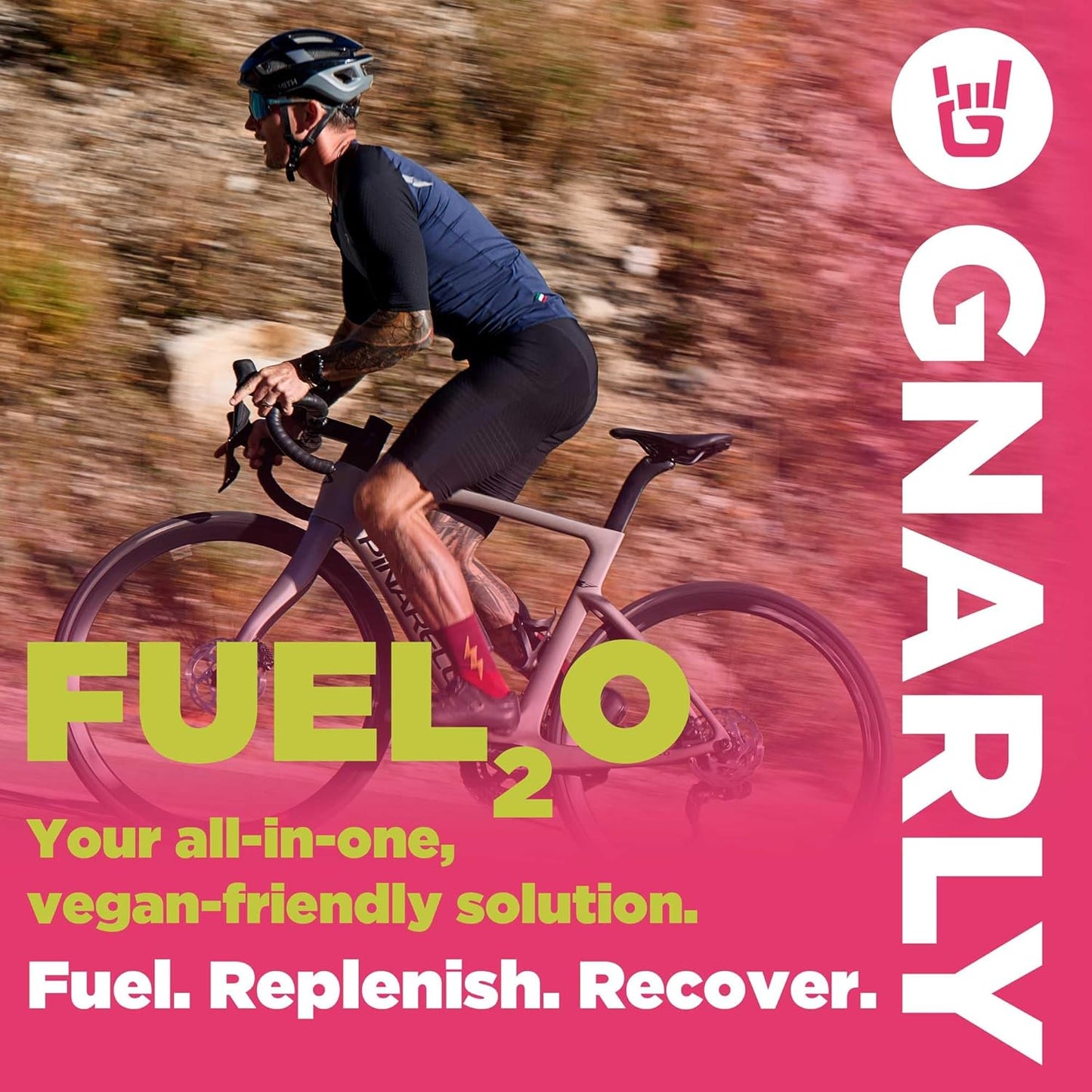 Tropical Electrolyte Powder Packs for Endurance Nutrition and Recovery - Gnarly Nutrition Fuel2O 10-Pack