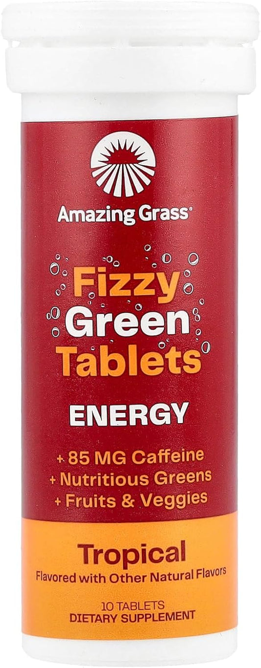 Tropical Energy Green Superfood by AMAZING GRASS - Pack of 10