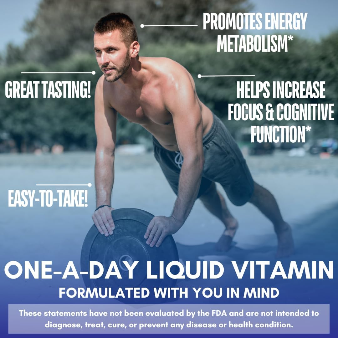 Tropical Oasis Premium Liquid B Complex Vitamin Supplement with 8 B-vitamins and Herbal Blend - Vegan, NON-GMO - 16oz, 32 Servings