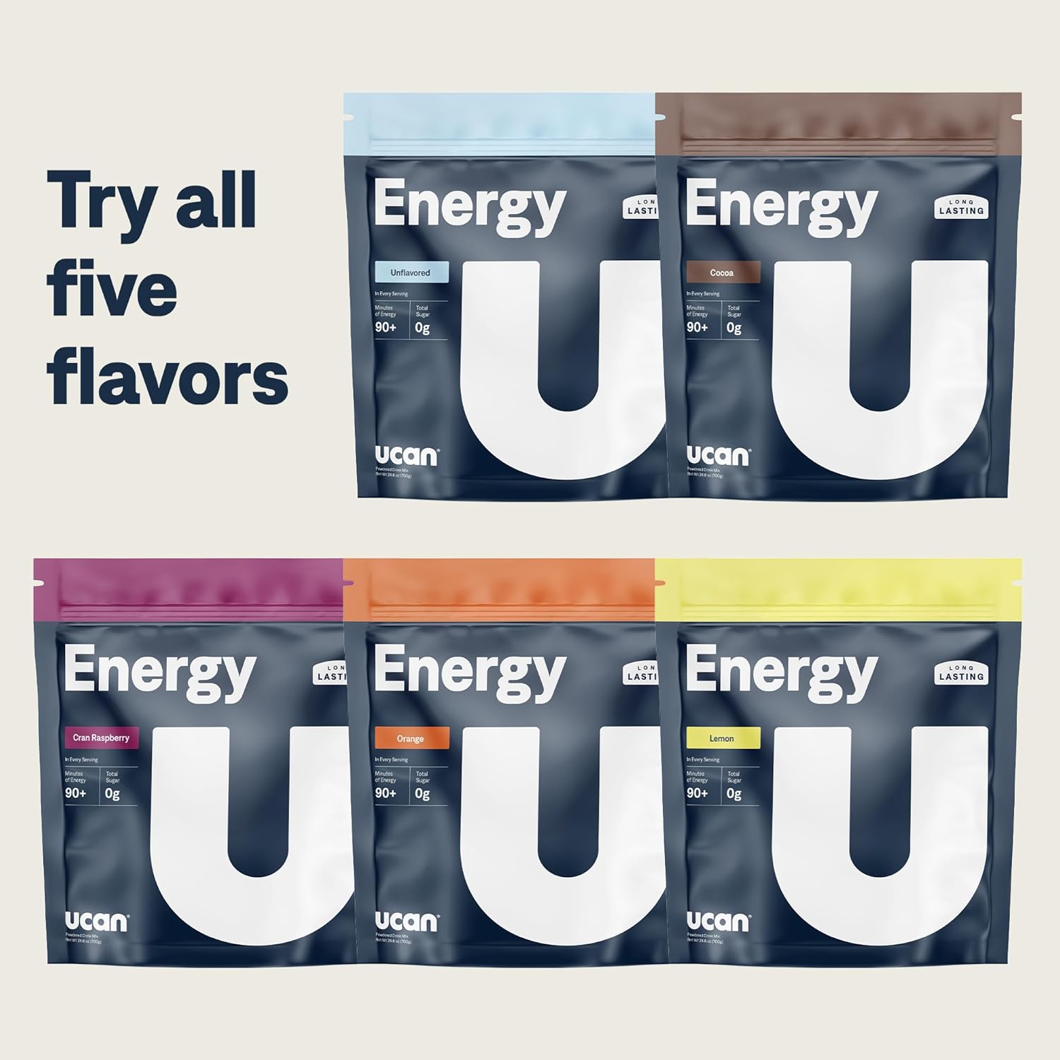 Tropical Orange UCAN Energy Powder - Keto, Sugar-Free Pre & Post Workout for Men & Women - Non-GMO, Vegan, Gluten-Free - Ideal for Runners, Gym-Goers, and Athletes - 28 Servings, 24.6oz - BoostGo Australia