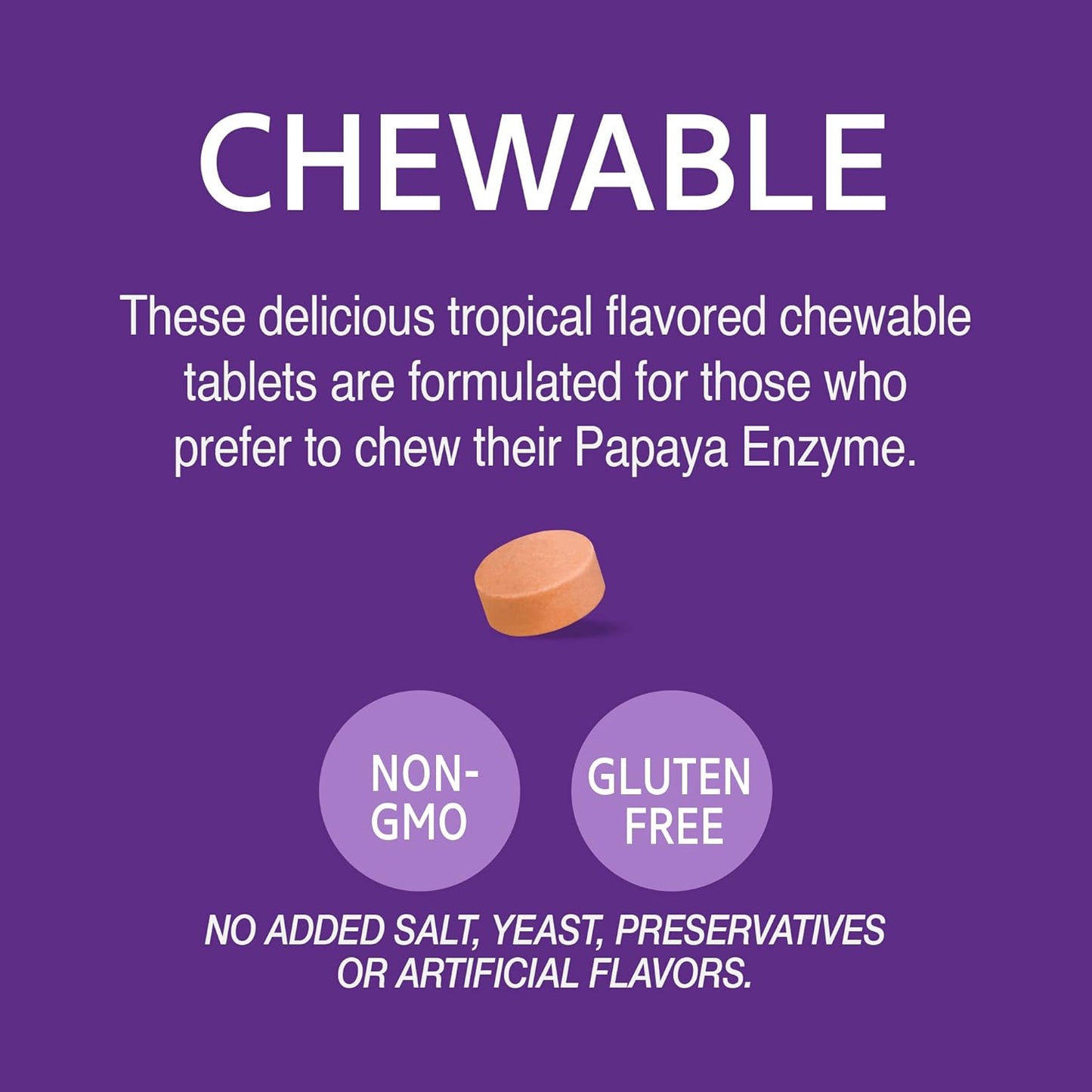 Tropical Papaya Enzyme Chewable Tablets, 21st Century Formula, 200 Count - BoostGo Australia