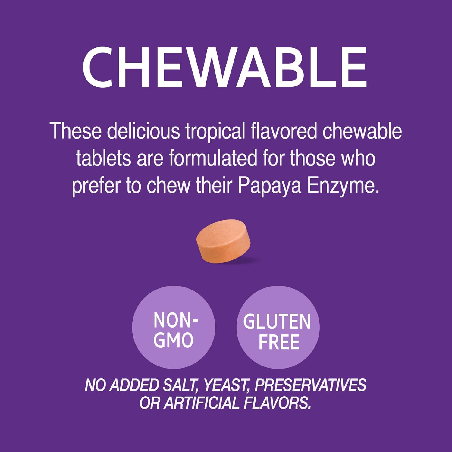 Tropical Papaya Enzyme Chewable Tablets, 21st Century Formula, 200 Count - BoostGo Australia