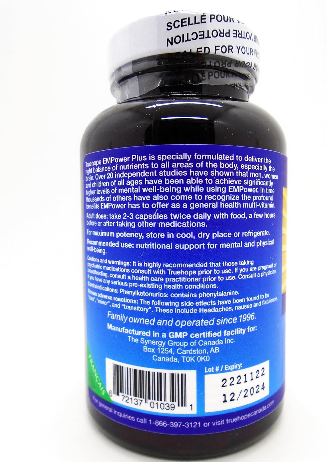 Truehope Essential Mineral Power Supplement - 120 Capsules for Nutritional Support